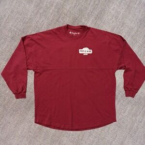 Disney Parks EPCOT Food & Wine Festival 2018 Spirit Jersey Red Size M Long